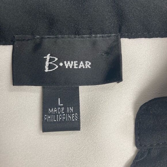 B.WEAR WOMEN’s Tunic Ivory Size Large - Picture 7 of 10